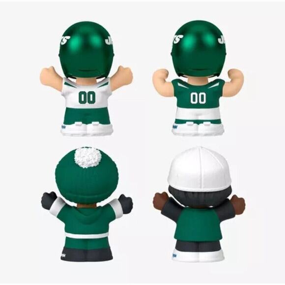 New York Jets Fisher Price Little People Collector NFL - New York Jets 4-Pack - Picture 4 of 10